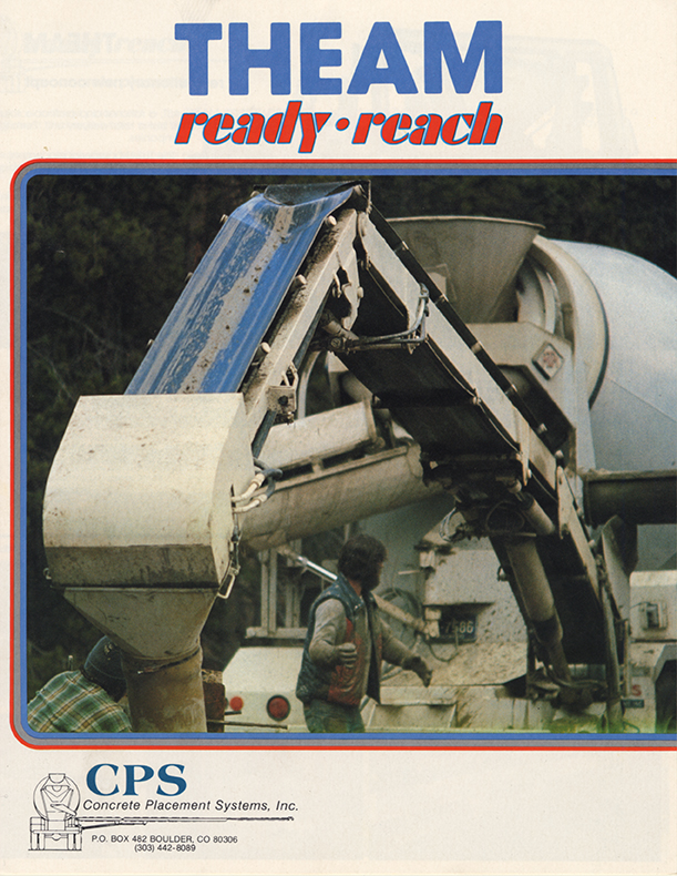 A picture of a cement mixer.