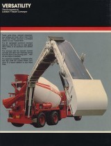 THEAM conveyor on a mixer truck, 1984 brochure