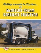 McNeilus-THEAM concrete conveyor brochure, 1983